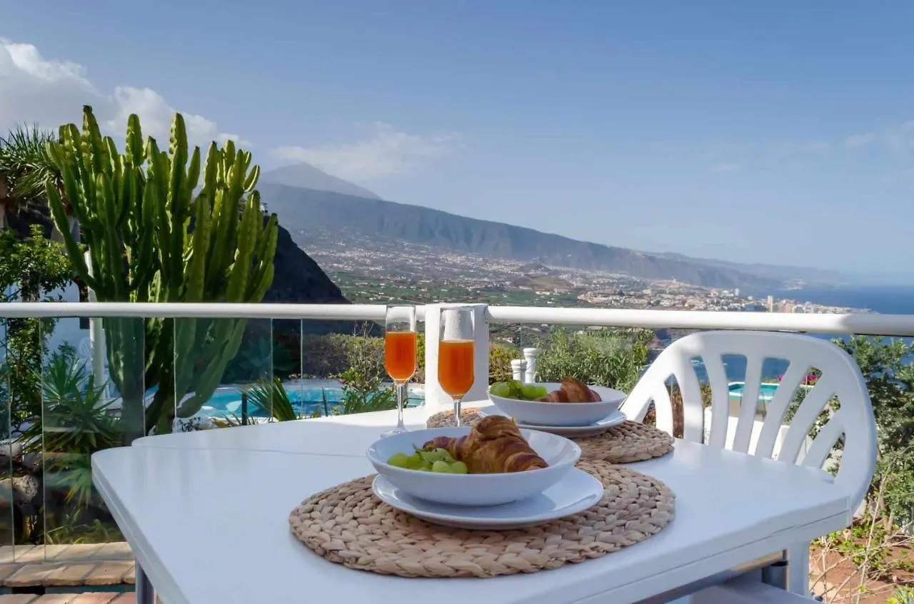 Villa Con Vistas Espectaculares Al Mar Y Al Teide Flores Paraiso Santa Úrsula